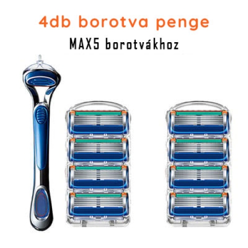 MAX 5 borotvapenge – 4 db-os szett